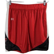 NEW Texas Tech Red Raiders Basketball Shorts Red Under Armour Team Issued Large - £25.13 GBP