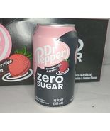 *NEW FLAVOR* Dr Pepper  Strawberries and Cream ZERO Soda Single 12 oz. (... - £4.67 GBP