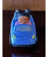 Fisher Price Little People Wheelies Blue Car African American Girl - €8,58 EUR