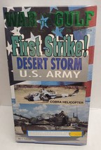 War in the Gulf Series; First Strike! Desert Storm U.S. Army VHS- Factor... - £11.55 GBP