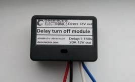 EASY TO USE CAR TIMER SWITCH  RELAY 1-480 SEC Delay OFF 12V 20A DIRECT 1... - £8.10 GBP