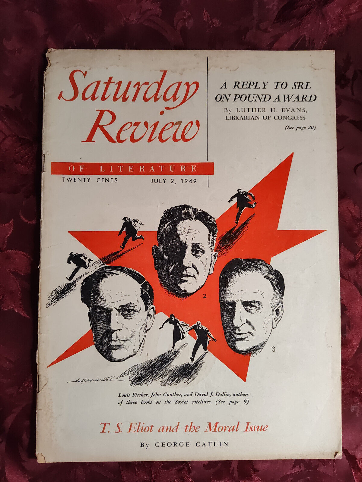 Saturday Review magazine July 2 1949 LOUIS FISCHER JOHN GUNTHER - $10.80