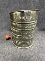 Vintage Bromwells 5 Cup Measuring Flour Sifter Metal Kitchen Utensil - $23.28