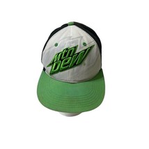 2013 Mountain Dew Raised Logo Faded Words Behind Logo Snapback Hat Cap P... - £19.65 GBP