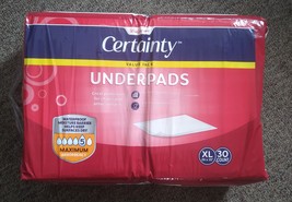 XL Cetainty underpads - $24.96