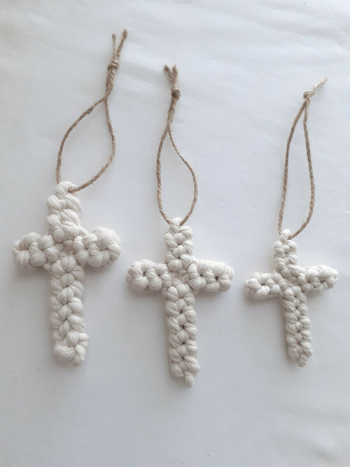 Primary image for Cotton Rope Cross, Wall Cross, Religious Home Decor, Rope, Rustic Decor