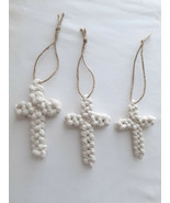 Cotton Rope Cross, Wall Cross, Religious Home Decor, Rope, Rustic Decor - $28.52 CAD