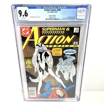 Action Comics #595 CGC 9.6 Newsstand WP 1st App Silver Banshee 1987 DC C... - $154.26