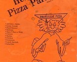 The Heights Pizza Parlor Menu Spokane Washington Professor Pizza  - £12.43 GBP