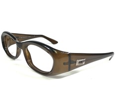 Gucci GG2432/S 9UE Eyeglasses Frames Clear Brown Round Full Rim 50-19-125 - $93.32