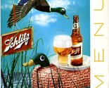 Schlitz The Beer That Made Milwaukee Famous Menu Cover 1955 - £14.14 GBP