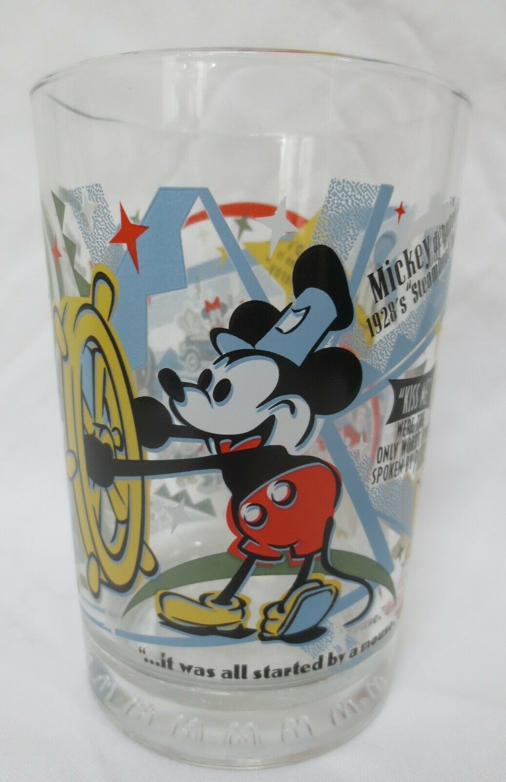 Primary image for DISNEY WORLD 100 Years of Magic GLASS McDonald Share a Dream Come True Mickey