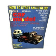 Vintage December 1970 Car Model Magazine Slot Car Racing HO - £9.74 GBP