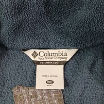 Columbia SM1480 Men's Blue Full Zip Pockets Fleece Vest Size 2XL image 3