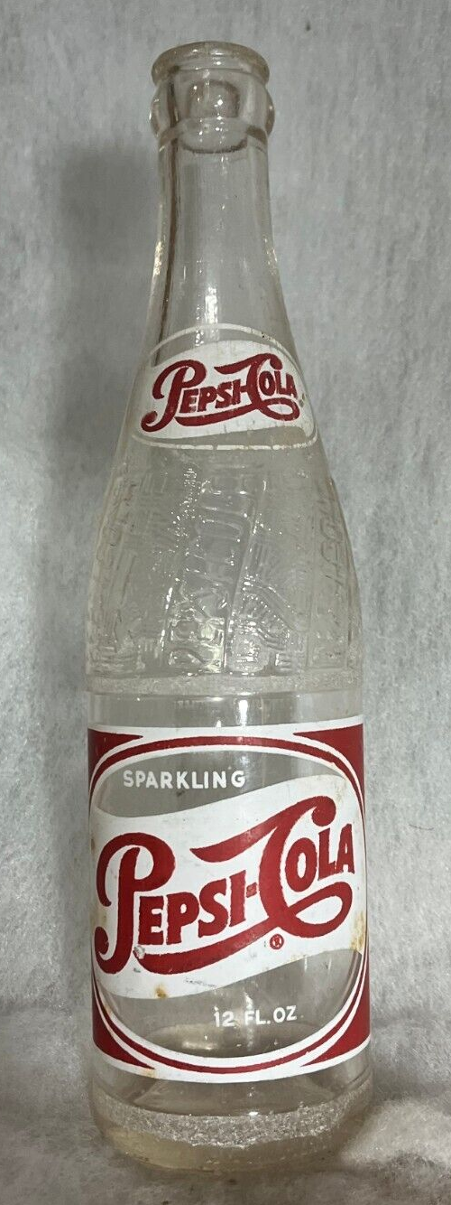 Vintage Red and White Pepsi Cola Bottle St. Paul Minn 1954 - $5.00