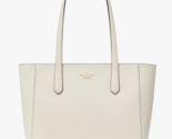 Kate Spade Staci Off White Meringue Leather Tote Bag KG473 Purse Ivory N... - $128.69
