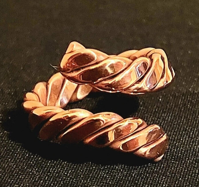 Bande ouvrable de dérivation en cuivre massif, bague de guérison... - $18.36+