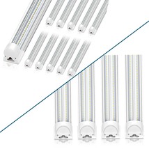 8Ft Led Shop Light, 100W 15000Lm 5000K, 10-Pack + 4-Pack (14Pcs Total) - £403.53 GBP