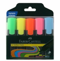 Faber-Castell Textliner - (Assorted) - (Pack of 5) - £10.27 GBP