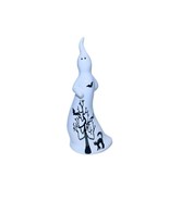 8.5” Ceramic Tabletop Halloween Ghost Bat Tree Cat Scary Spooky Decoration - £12.07 GBP