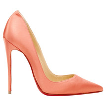 Christian Louboutin So Kate Satin Stiletto Pump Women Pink Size 36 - $649.80