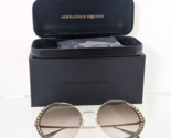 Brand New Authentic Alexander McQueen Sunglasses AM 0311 002 57mm Frame - $296.99