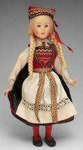Vintage Danish Costum Female 8” Figurine 50S Blound Braded Hair - £11.76 GBP