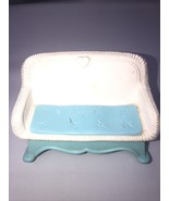 Fisher Price Loving Family Dollhouse Porch Furniture Rocking Bench Blue ... - $8.91