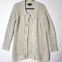 Mossimo Womens Cardigan Sweater Size 2XL Long Sleeve Shimmering Beige - $18.43