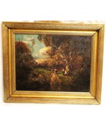 Mersfelder Oil of Twilight Hours, Women Amongst Haystacks - £898.84 GBP