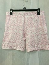 Adidas Women&#39;s Shorts Climate Cool Pink &amp; White Print Shorts Size 8 NWOT - £9.46 GBP