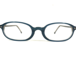 Vintage La Eyeworks Gafas Monturas Mr. Ray 204 Marrón Azul Ovalado 45-20... - $64.89