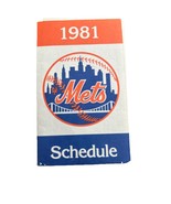 1981 METS POCKET SCHEDULE - €4,32 EUR