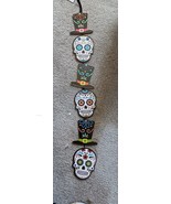 Halloween Sugar Skull Day of the Dead Wall Hanging Decor 27&quot; Greenbrier ... - £7.39 GBP