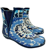LONDON FOG Women&#39;s Piccadilly WL06101W Navy Tie-Dye Rain Boot Size 6M - €17,02 EUR