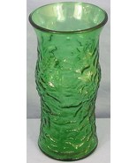 E.O.Brody Glass-Forest Green;LIDO MILANO;9.5&quot; x 4.75&quot; Vase;#G106;LG FLOW... - £19.92 GBP