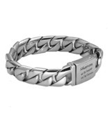 Cuban Link 8&quot; or 9&quot; Men&#39;s Bracelet Cremation Urn - $29.95