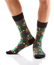 Yo Sox Men's Premium Crew Socks Farm Life Motifs Cotton Antimicrobial 7-12 image 2