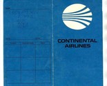 Continental Airline Ticket Jacket Trip Pass Special Service Ticket Board... - $19.85