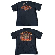 Vintage Sturgis 2006 Bike Week T Shirt Mens XL Black Ghostrider Motorcyc... - $15.79