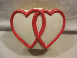 Vintage Giftwares Nancy Pew Taiwan Ceramic Valentine Hearts Planter T13389C - £13.59 GBP