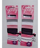 2 Packs Goody Gift-able Items 34 Assorted Hair Bobby Slides Ribbon Elast... - £9.03 GBP