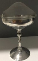 Vintage/ Antique  Silverplate Compote Pedestal Dish PLATOR Made in Spain 6” Tall - $24.49