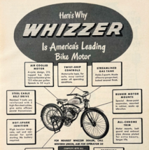 1949 Whizzer Motorcycle Advertisement Vintage Motor Bikes Transportation... - $24.99