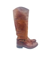 FRYE Riding Boots Women&#39;s 7 Cognac Brown Leather Melissa Seam Tall $398 - $944.80 MXN
