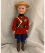 Vintage Royal Canadian Mounted Police Plastic Doll Figurine 9.5” - $13.46