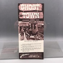 Vintage Colorado Springs Ghost Town Colorado Travel Brochure 1960&#39;s mv - £24.35 GBP