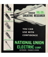 1954 National Union Product Research Advertisement Vintage Electronics D... - $35.07 CAD