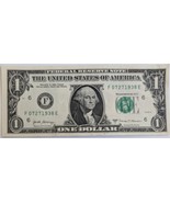 US$1 Fancy Serial Banknote 2017 Birthday Note July 27 1938 - $4.95