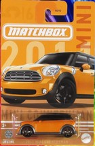 Matchbox 2011 MINI COUNTRYMAN ORANGE - $5.89